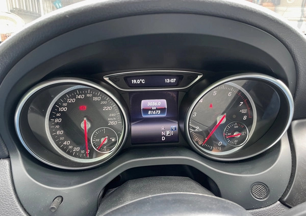 Mercedes-Benz GLA cena 106250 przebieg: 81673, rok produkcji 2019 z Warszawa małe 254